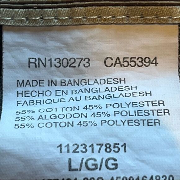 Wrangler Men's Plaid Pearl Snap Button Down Shirt Gray w/ red stripe Size Large - Picture 4 of 10